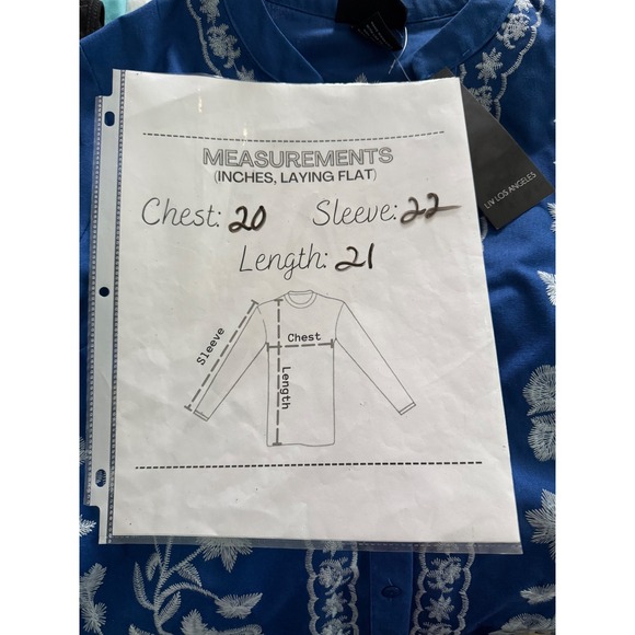 Women's Embroidered Cotton M Artsy Boho Summer Coastal Work Office Career Y2K‎ - Picture 11 of 11